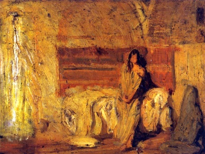 painting of the annunciation to Mary